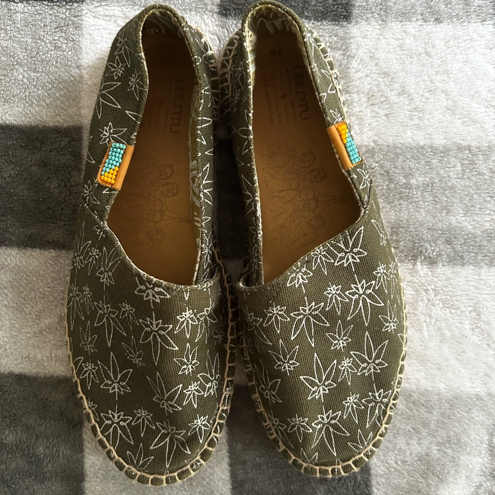 Handmade Ubuntu life AFRIDRILLES size 8 women